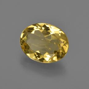 Berillo dorato Giallo dorato naturale da 2.83 ct, Taglio ovale, VS