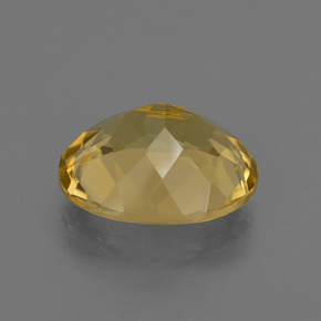 Berillo dorato naturale oro da 4,20 ct, taglio ovale, VVS-VS