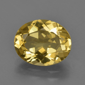 Berillo dorato Giallo oro naturale da 2.89 ct, Taglio ovale, VS