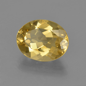 Berillo dorato Giallo oro naturale da 2.82 ct, Taglio ovale, VS