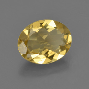 Berillo dorato Giallo oro naturale da 2.56 ct, Taglio ovale, VVS