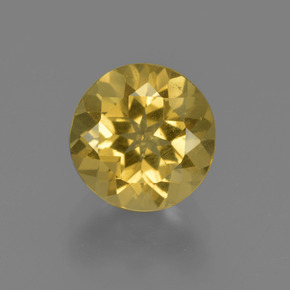 Berillo dorato Giallo oro naturale da 2.06 ct, Taglio rotondo, VS