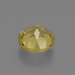 Berillo dorato naturale oro da 2,04 ct, taglio rotondo, VS