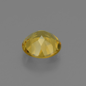 Berillo dorato Giallo oro naturale da 1.41 ct, Taglio rotondo, VVS