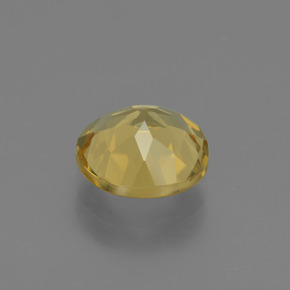 Berillo dorato Giallo oro naturale da 1.58 ct, Taglio rotondo, VVS-VS