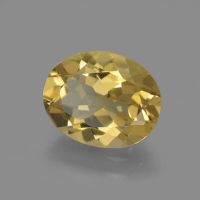 Berillo dorato Giallo oro naturale da 2.18 ct, Taglio ovale, VVS-VS