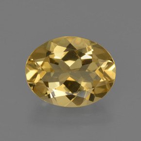 Berillo dorato Giallo oro naturale da 2.23 ct, Taglio ovale, VVS