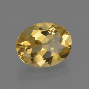 Berillo dorato Giallo oro naturale da 2.23 ct, Taglio ovale, VVS