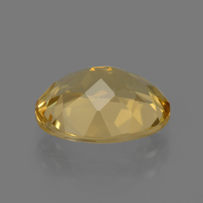 Berillo dorato naturale giallo da 2,29 ct, taglio ovale, VVS
