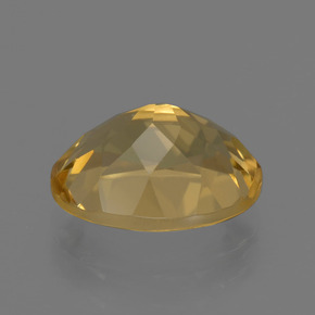 Berillo dorato naturale oro da 2,50 ct, taglio ovale, VVS