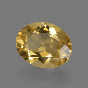 Berillo dorato Giallo oro naturale da 2.20 ct, Taglio ovale, VVS