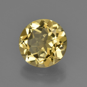 Berillo dorato Giallo oro naturale da 2.17 ct, Taglio rotondo, VVS-VS