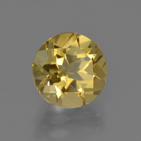 Berillo dorato Giallo oro naturale da 1.94 ct, Taglio rotondo, VVS