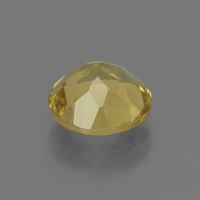 Berillo dorato naturale oro da 1,67 ct, taglio rotondo, VS