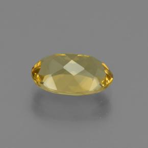 Berillo dorato naturale dorato da 1,80 ct, taglio ovale, VVS