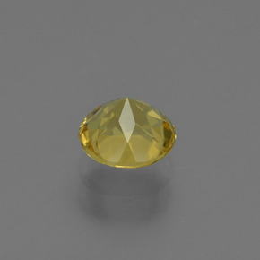 Berillo dorato Giallo oro naturale da 0.61 ct, Taglio rotondo, VVS