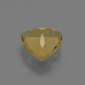 Berillo dorato naturale oro da 1,89 ct, trillion, VVS