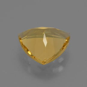 Berillo dorato naturale oro da 1,87 ct, trillion, VS