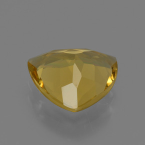 Berillo dorato naturale oro da 1,90 ct, trillion, VS