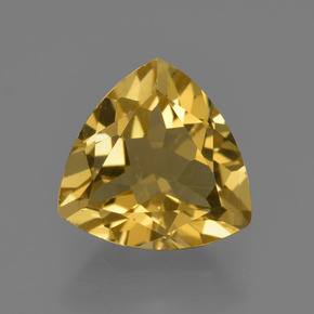Berillo dorato Giallo oro naturale da 2.12 ct, Taglio trillion, VVS