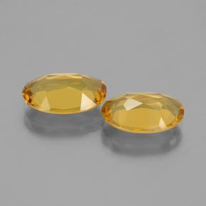 Berillo dorato naturale dorato da 3,82 ct, taglio ovale, VVS-VS