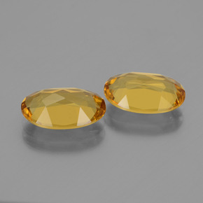 Berillo dorato naturale giallo da 4,05 ct, taglio ovale, VVS-VS