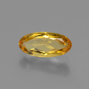 Berillo dorato Giallo oro naturale da 1.30 ct, Taglio ovale, VVS-VS