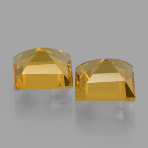 Gemme di Berillo dorato Giallo oro naturale da 2.92 ct, Quadrato, VVS-VS