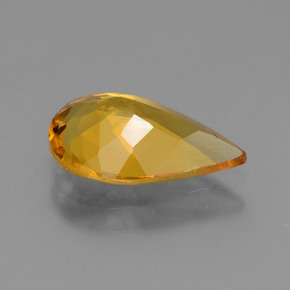 Berillo dorato naturale oro da 1,95 ct, taglio a pera, VVS-VS
