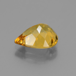 Berillo dorato Giallo oro naturale da 2.11 ct, Forma a pera, VVS