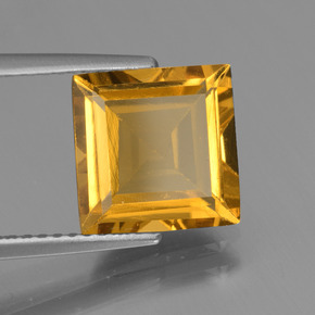 Berillo dorato Giallo oro naturale da 2.97 ct, Quadrato, VVS-VS