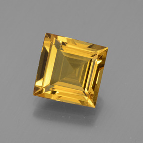 Berillo dorato Giallo oro naturale da 2.11 ct, Quadrato, VVS-VS