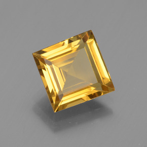 Berillo dorato Giallo oro naturale da 2.11 ct, Quadrato, VVS-VS