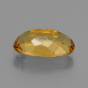 Berillo dorato naturale giallo da 1,74 ct, taglio ovale, VS