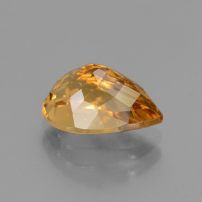 Berillo dorato Giallo oro naturale da 2.25 ct, Forma a pera, VVS-VS