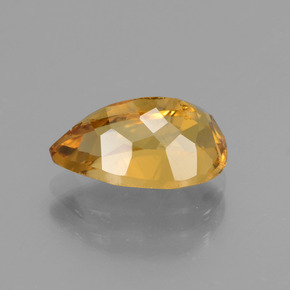 Berillo dorato Giallo oro naturale da 2.18 ct, Forma a pera, VVS-VS