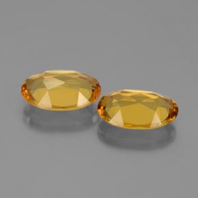 Berillo dorato naturale dorato da 3,67 ct, taglio ovale, VVS-VS