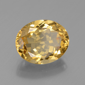 Berillo dorato Giallo oro naturale da 3.18 ct, Taglio ovale, VVS-VS