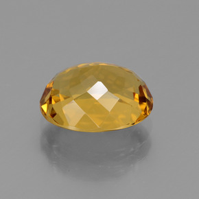 Berillo dorato naturale oro da 2,73 ct, taglio ovale, VVS-VS