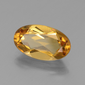 Berillo dorato naturale oro da 2,50 ct, taglio ovale, VVS-VS
