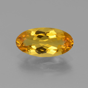 Berillo dorato Giallo oro naturale da 1.82 ct, Taglio ovale, VVS-VS
