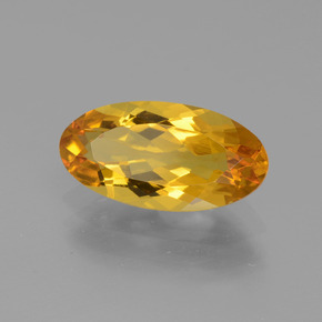 Berillo dorato Giallo oro naturale da 1.82 ct, Taglio ovale, VVS-VS