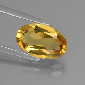 Berillo dorato Giallo oro naturale da 1.98 ct, Taglio ovale, VVS-VS