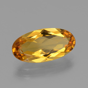 Berillo dorato naturale oro da 2,94 ct, taglio ovale, VVS-VS