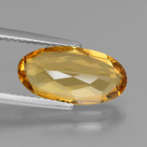 Berillo dorato Giallo oro naturale da 2.84 ct, Taglio ovale, VVS-VS