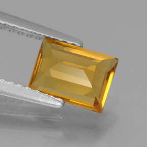 Berillo dorato Giallo oro naturale da 1.03 ct, Taglio a baguette, VVS-VS