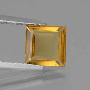 Berillo dorato Giallo oro naturale da 1.17 ct, Quadrato, VVS-VS