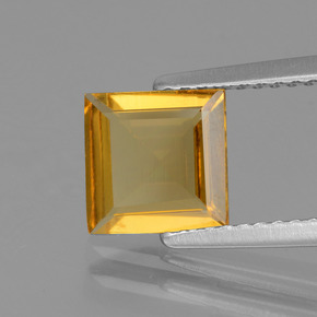 Berillo dorato Giallo oro naturale da 1.17 ct, Quadrato, VVS-VS