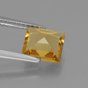 Berillo dorato Giallo oro naturale da 1.17 ct, Quadrato, VVS-VS