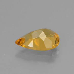 Berillo dorato naturale oro da 1,38 ct, taglio a pera, VVS-VS